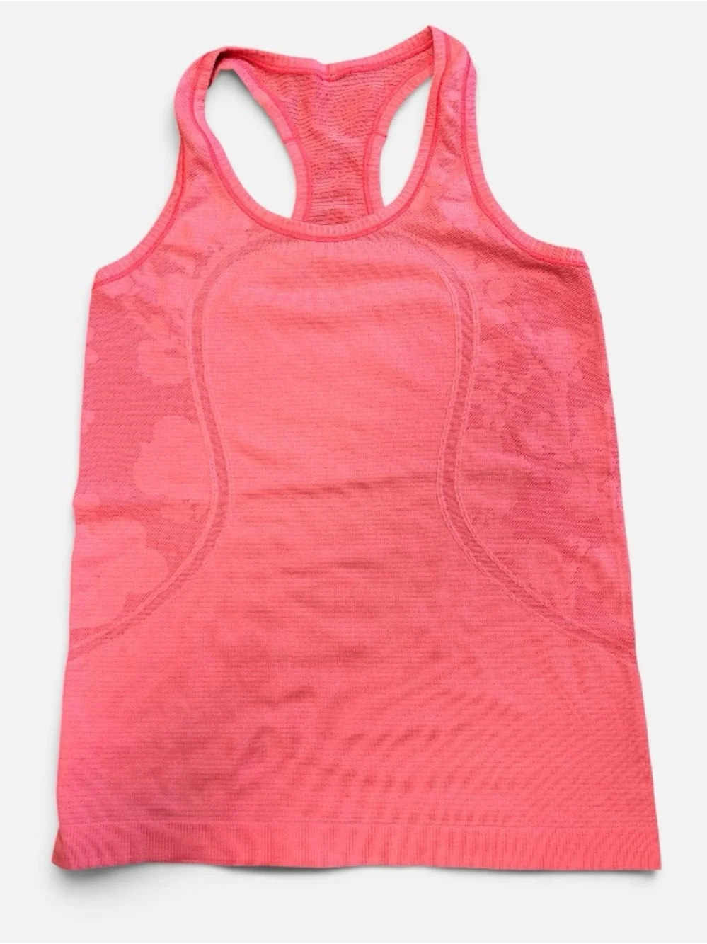 lululemon athletica Swiftly Tech Pink Seamless Racerback Tank Top Size Med